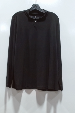 Perry House Black Cotton Long Sleeve Shirt