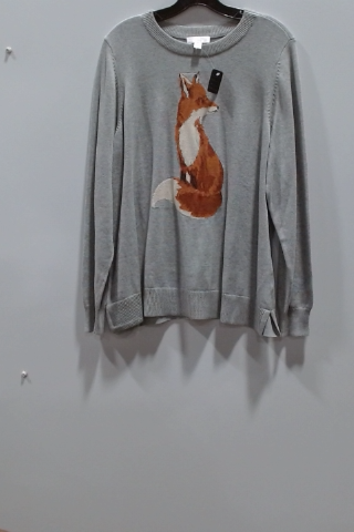 Universal Thread Women's Cotton Blend Fox Sweater