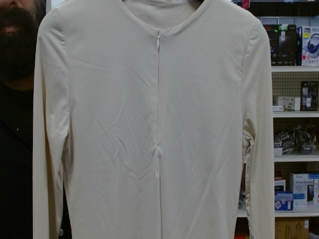 Elegant Beige Long Sleeve Top
