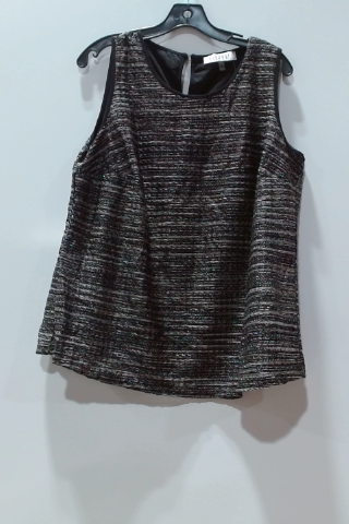 GH Bass Black Sleeveless Blouse
