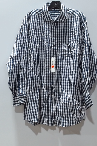 INDIGO Men's Long Sleeve Button Down Shirt