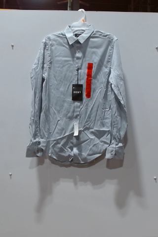 DKNY Women's Long Sleeve Button Down Shirt