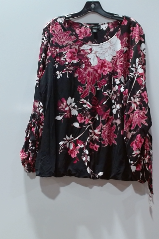 Apt. 9 Women's Floral Print Long Sleeve Blouse