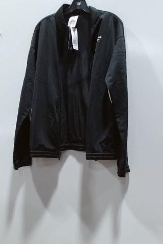 Reebok Men's Black Full-Zip Activewear Jacket