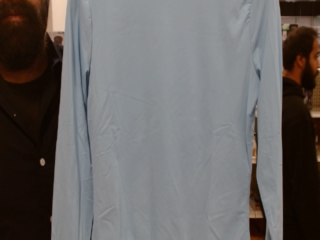 Blue Long Sleeve Top