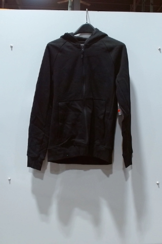 Black Zip-Up Hoodie