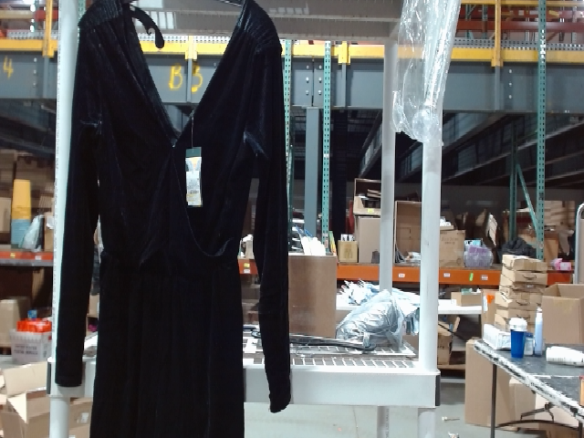 Ralph Lauren Black Velvet Long Sleeve Dress