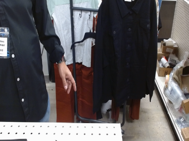 Black Button-Down Shirt