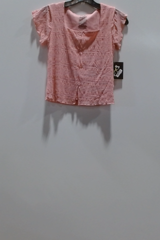 Art Class Girls' Short Sleeve Peach Shirt