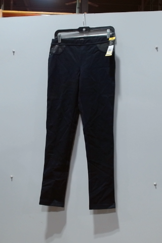 Alfred Dunner Black Polyester Pants