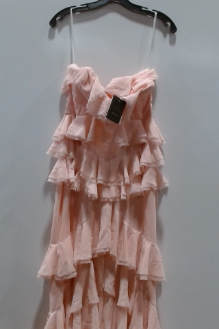 Zara Pink Ruffle Dress