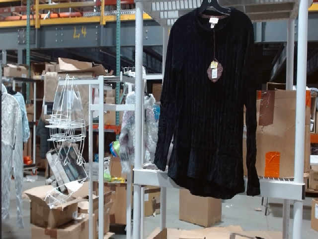 Moth Black Velvet Blouse
