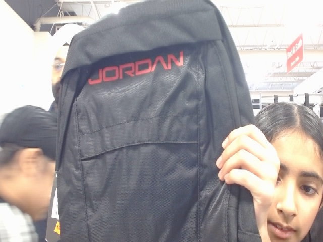 Jordan Black Backpack