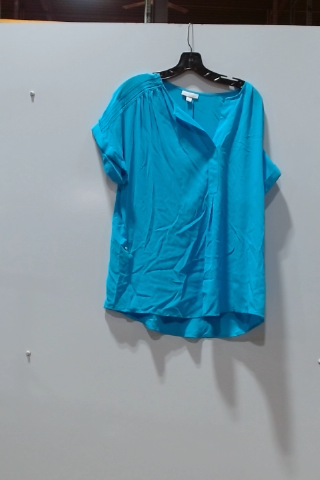 Charter Club Blue Polyester Blouse