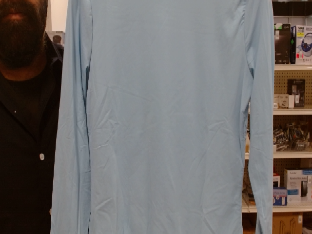Long Sleeve Blue Top