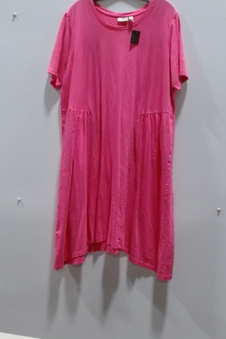 Ava & Viv Women's Short Sleeve Dress Pink