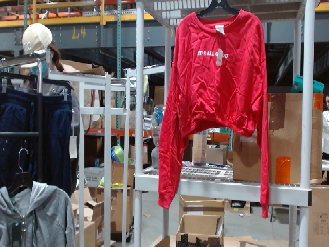 Wild Fable Red Cropped Sweatshirt It's All Good