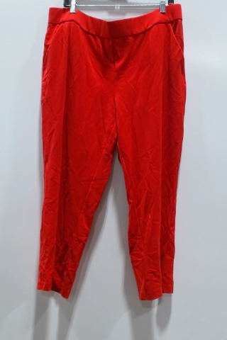 Women's Red Casual Pants
