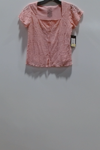 Faded Glory Women's Pink Short Sleeve Top