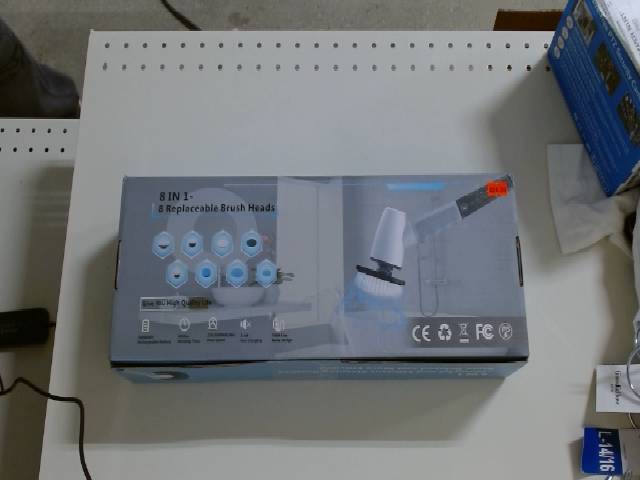 8 in 1 Electric Cleaning Scrubber with Replaceable Brush Heads