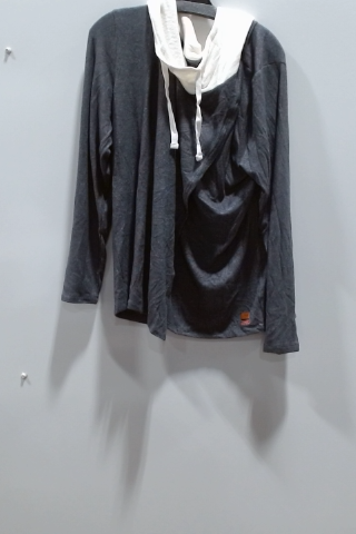 Gray Activewear Hoodie