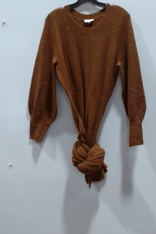 Universal Thread Cotton Blend Brown Sweater - Size S