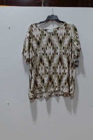 Alfred Dunner Women's Short Sleeve Blouse