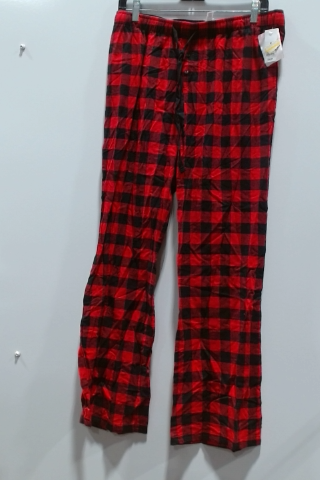 Sleep Sense Red and Black Plaid Pajama Pants