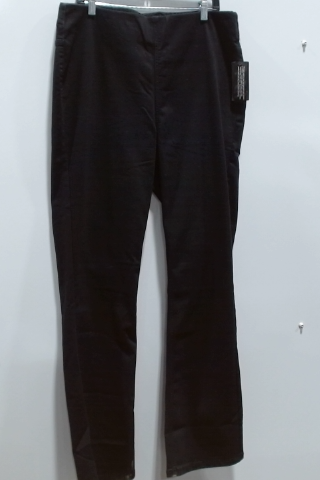 NY Collection Black Polyester Pants