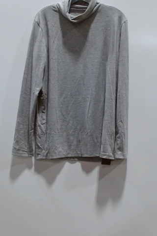 Gray Cotton Long Sleeve Shirt