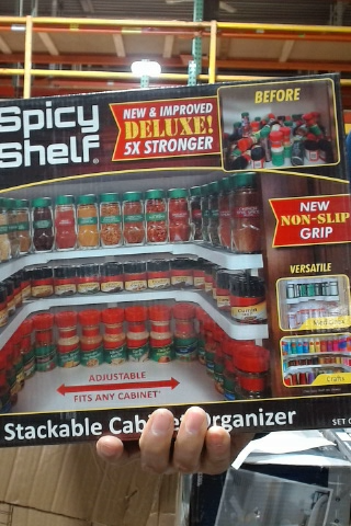 Spicy Shelf Stackable Cabinet Organizer