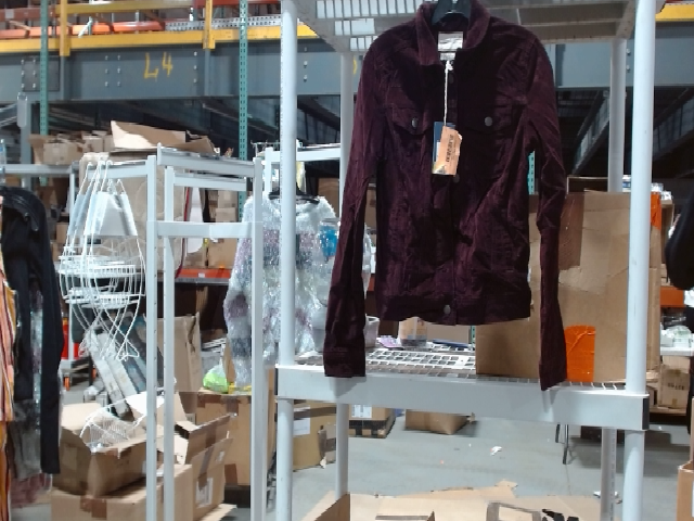 Free People Burgundy Velvet Jacket