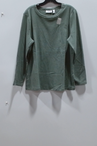 Alfred Dunner Women's Cotton Long Sleeve Top