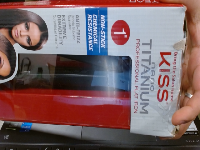 Kiss Nano Titanium Professional Flat Iron 1