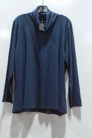 Women's Cotton Long Sleeve Cowl Neck Top