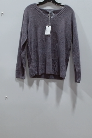 Gray V-Neck Sweater
