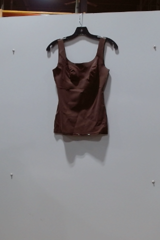 Brown Sleeveless Top
