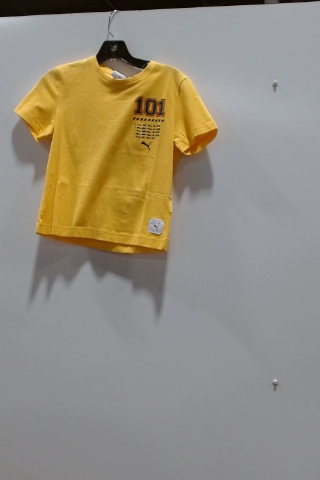 PUMA Boys' Yellow Graphic T-Shirt