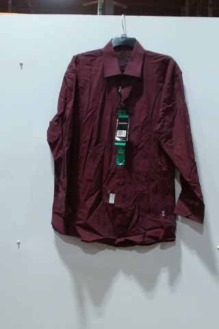 Maroon Button Down