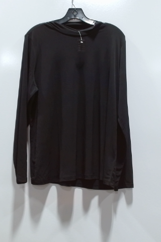 Black Long Sleeve Activewear Sweatshirt