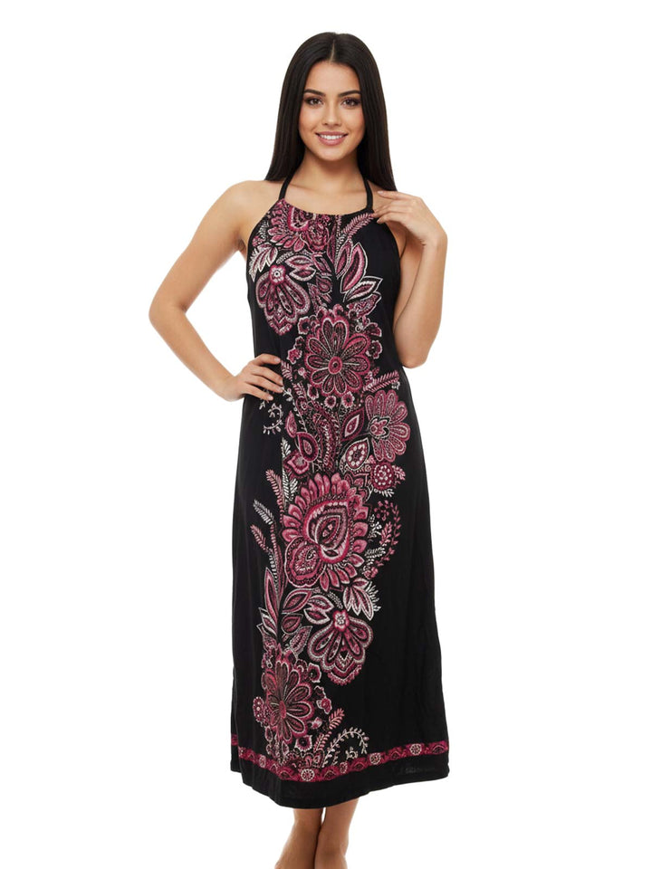 City Chic Women's Paisley Halter Dress