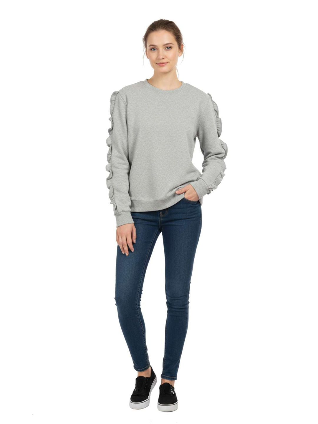 Colsie Women's Long Sleeve Sweatshirt