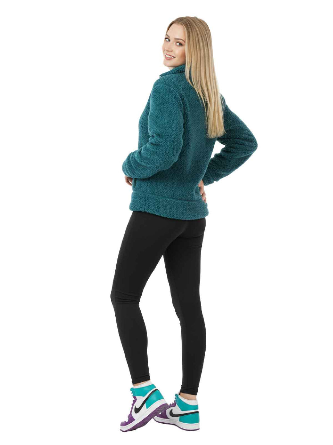 A New Day Teal Fleece Pullover