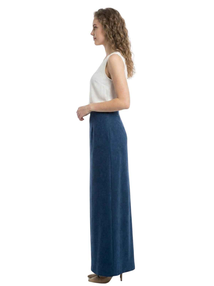 Long Blue Skirt