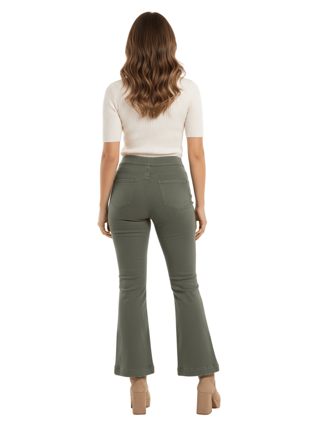 CJ Banks Women's Pull On Flare Leg Pants