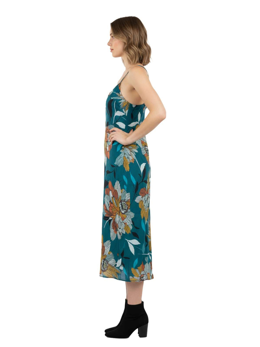 Tommy Bahama Green Floral Midi Dress
