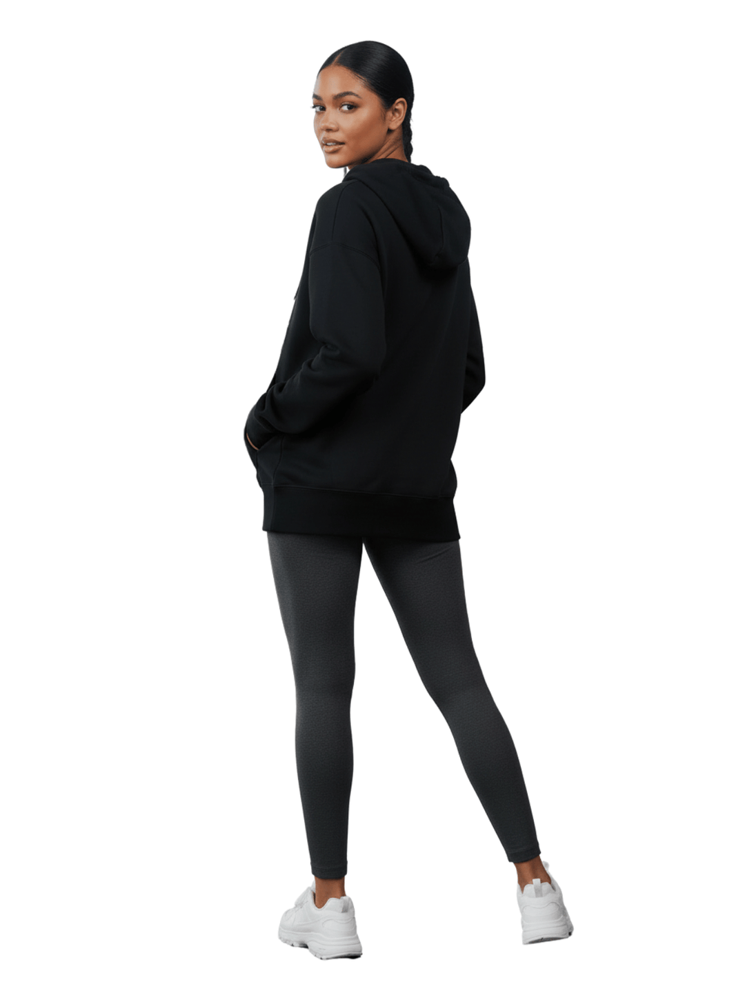 Nike Sportswear Air Fleece Oversized Full-zip Hoodie Womens Style : Fb8047
