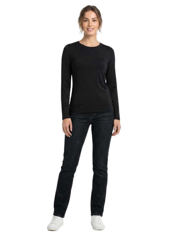 Long Sleeve Black Top