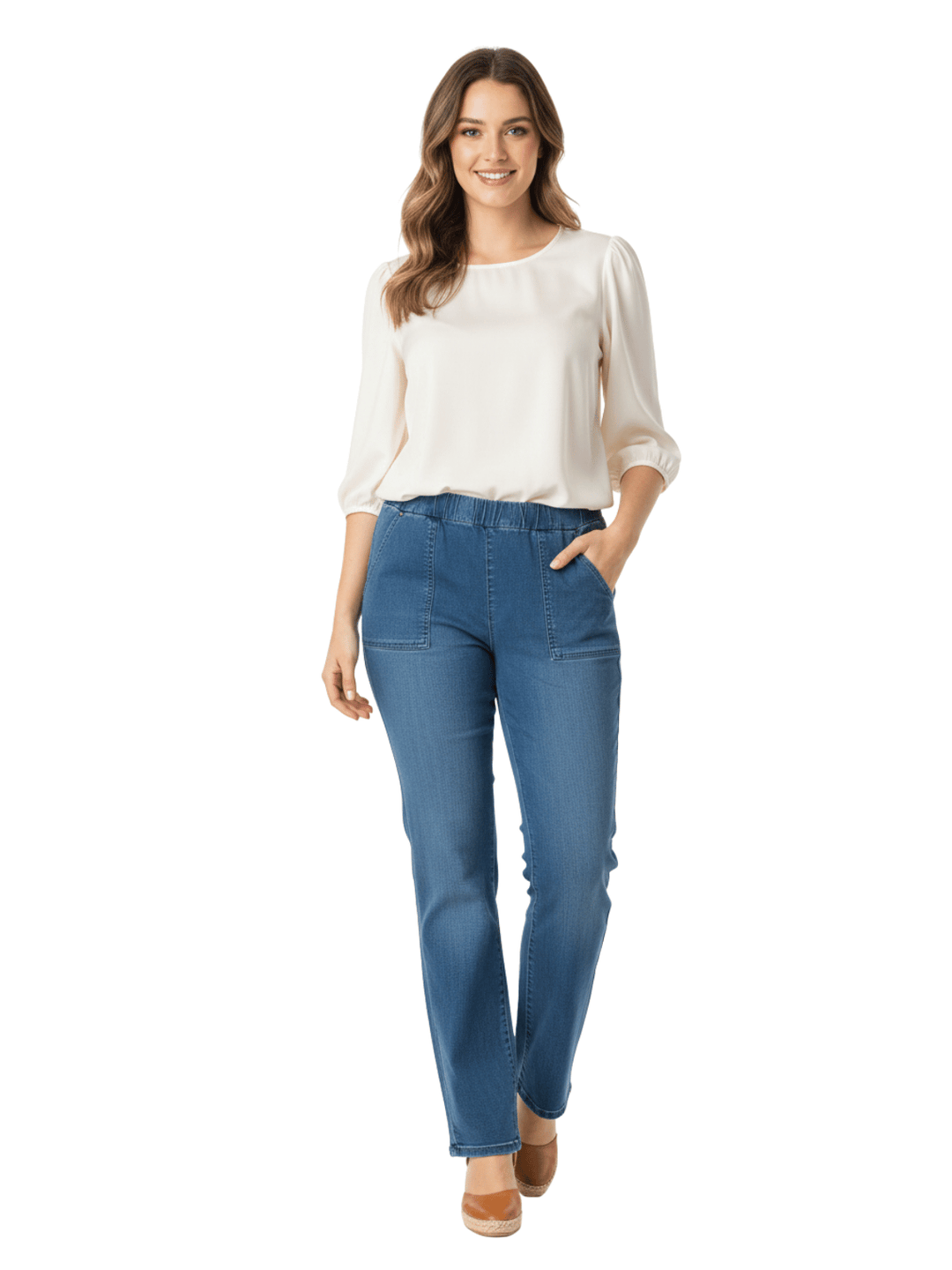 Alfred Dunner Women's Pull-On Straight Leg Pants