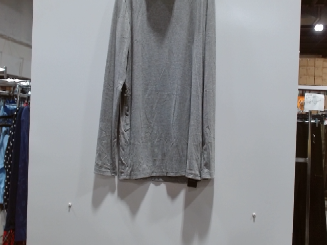 Gray Cotton Long Sleeve Shirt